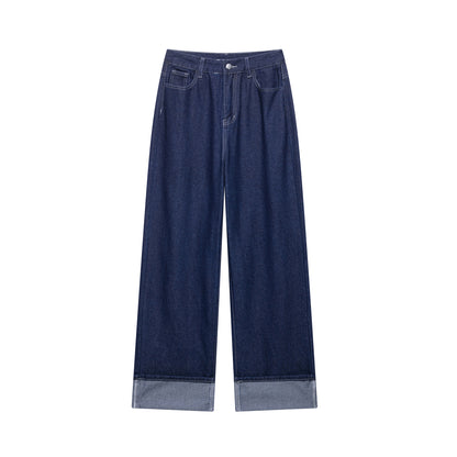 Womens European And American-style Zip-up Jacket And Jeans Set