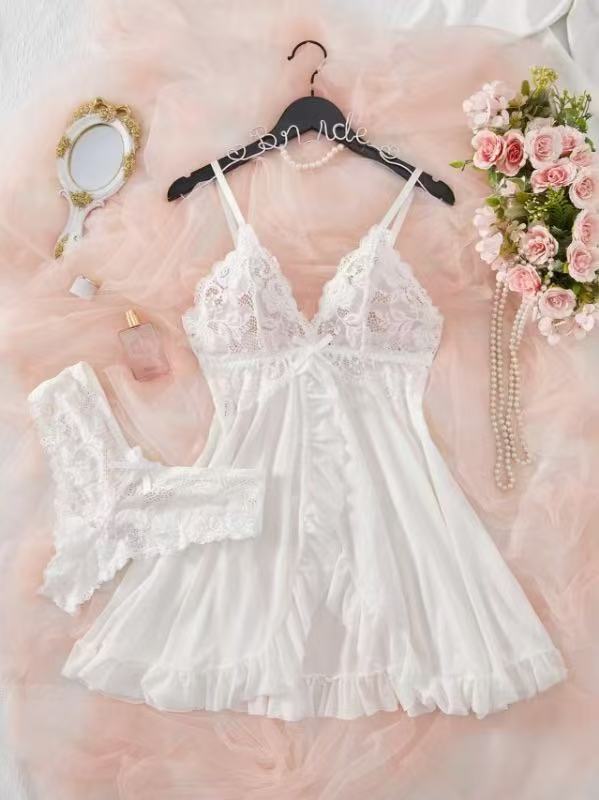 V-neck Lace Camisole Multi-color Set Sexy Lingerie