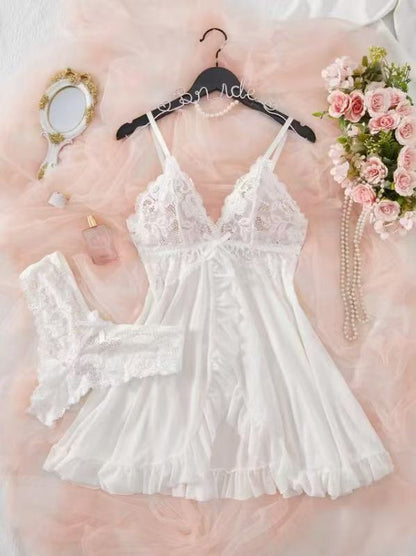 V-neck Lace Camisole Multi-color Set Sexy Lingerie